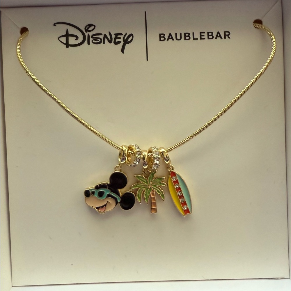 Disney BaubleBar Mickey Necklace